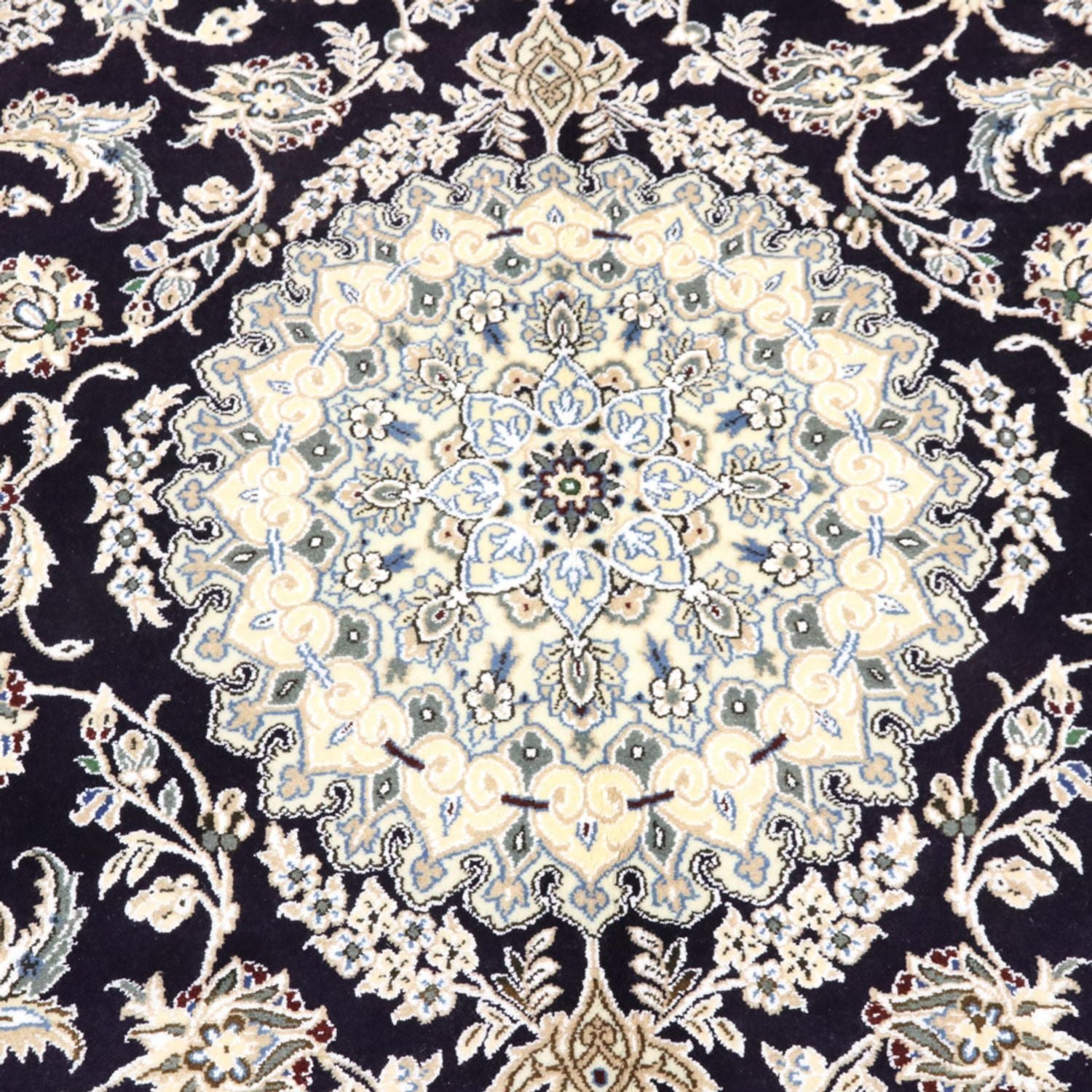 Perserteppich - Nain - Royal - 246 x 154 cm - dunkelblau