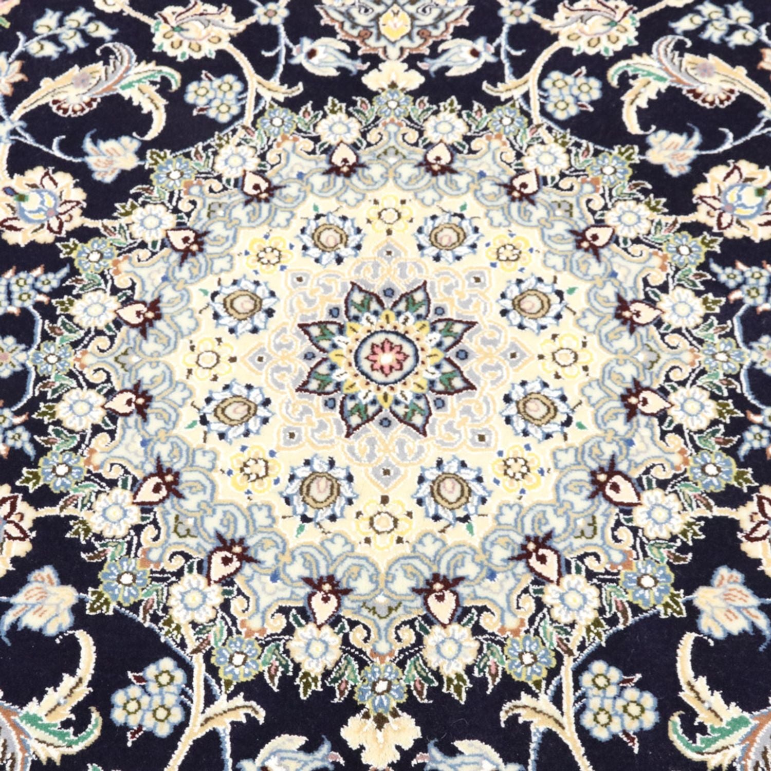 Perserteppich - Nain - Royal - 247 x 156 cm - dunkelblau