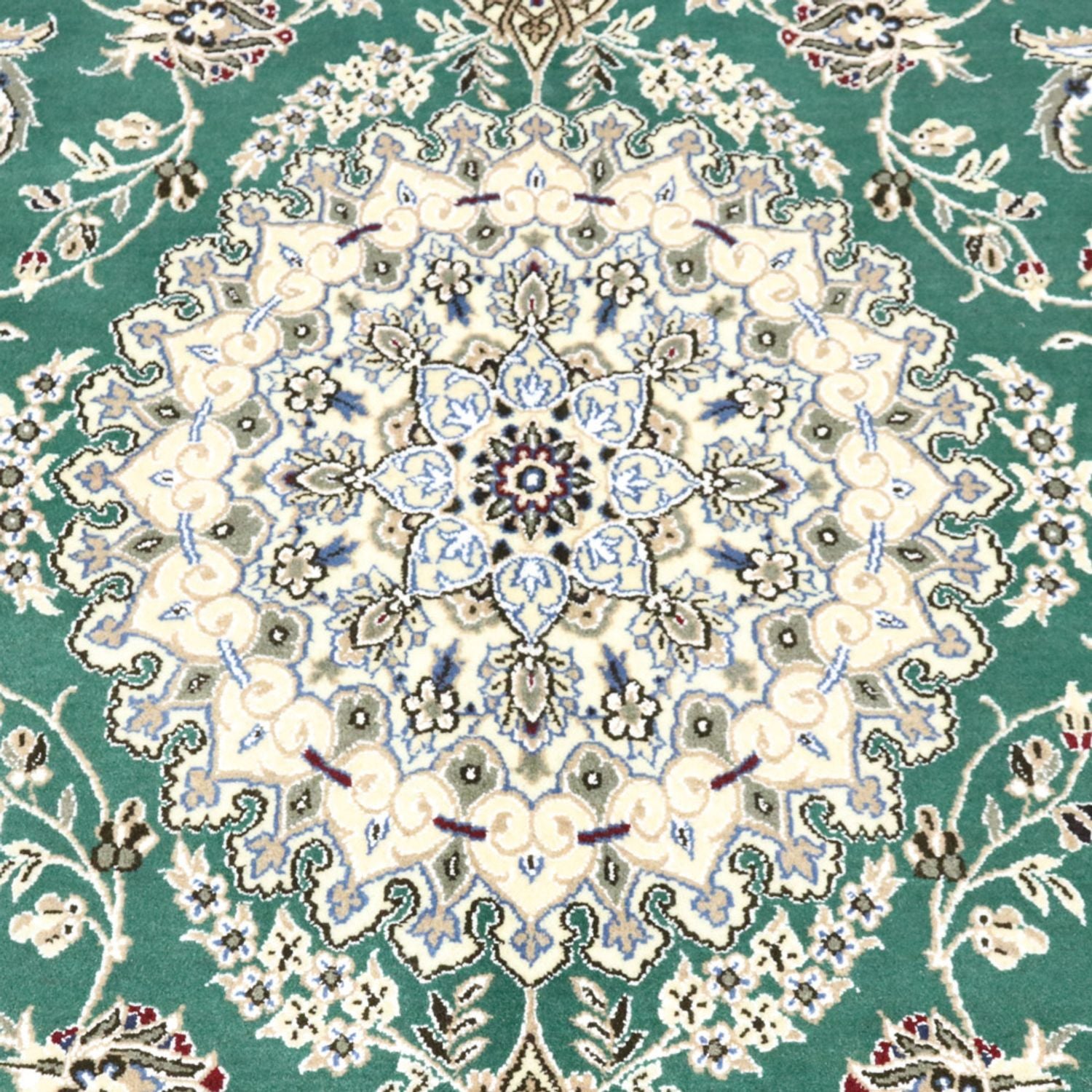 Perserteppich - Nain - Royal - 250 x 156 cm - grün