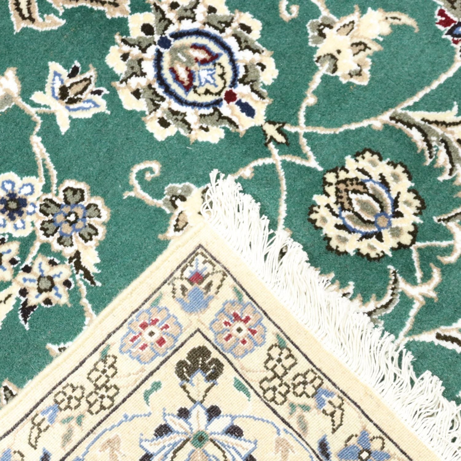 Perserteppich - Nain - Royal - 250 x 156 cm - grün