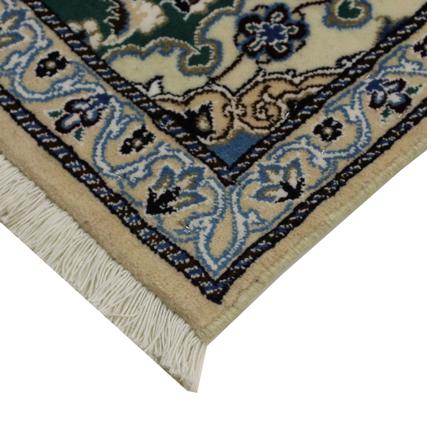 Läufer Perser - Nain - Royal - 200 x 60 cm - grün