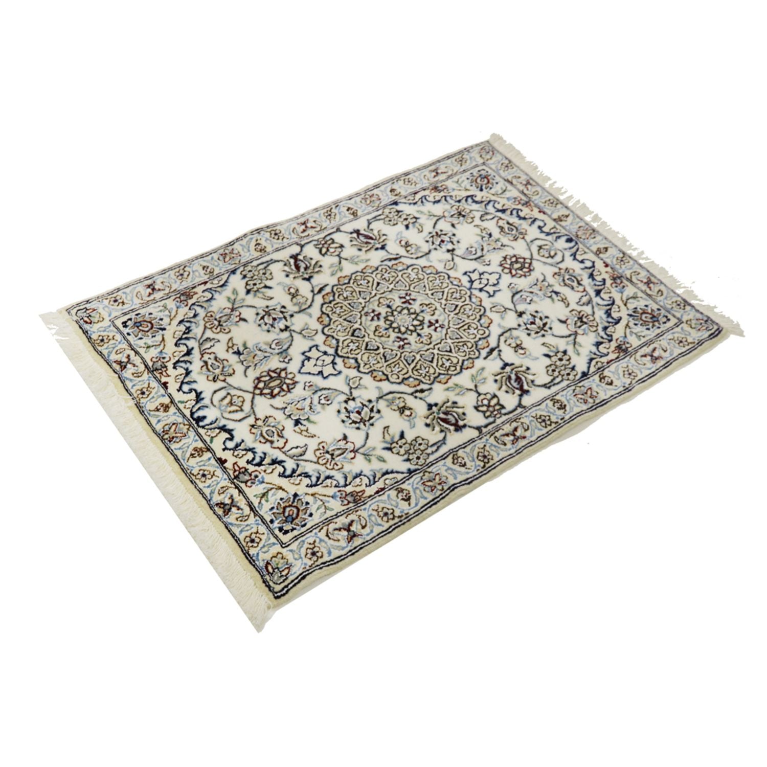 Perserteppich - Nain - Royal - 92 x 64 cm - creme
