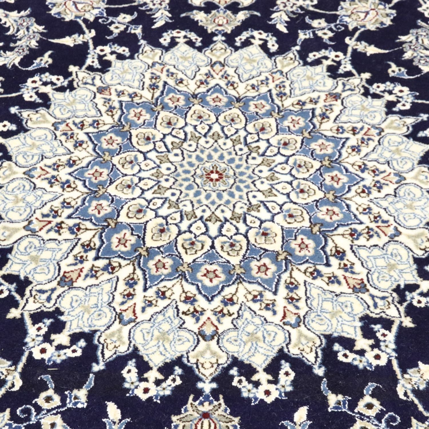 Perserteppich - Nain - 344 x 246 cm - dunkelblau
