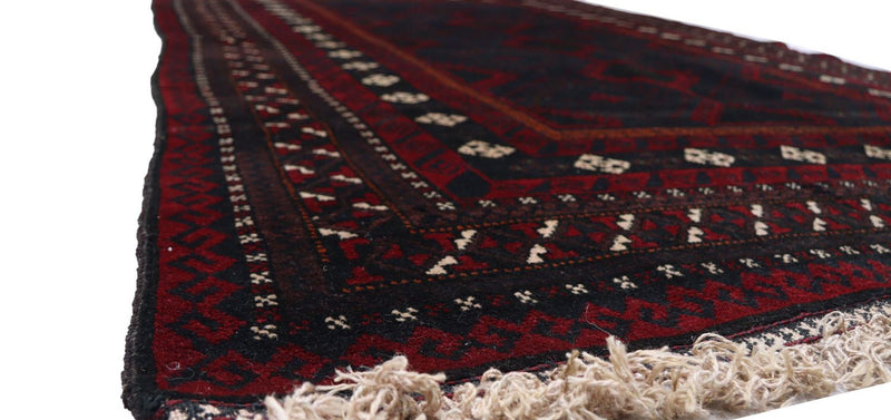 Belutsch Teppich 191 x 115 cm - dunkelrot