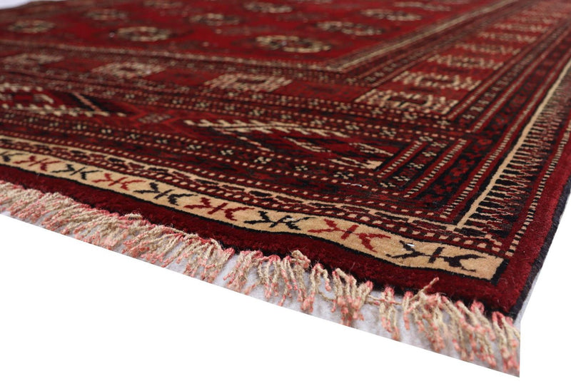 Afghan Teppich 180 x 130 cm - rot