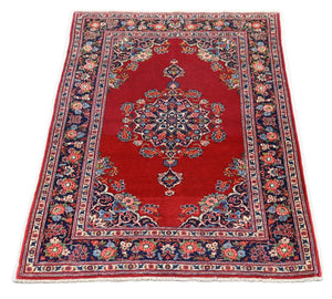 Perserteppich - Keshan 154 x 101 cm - rot
