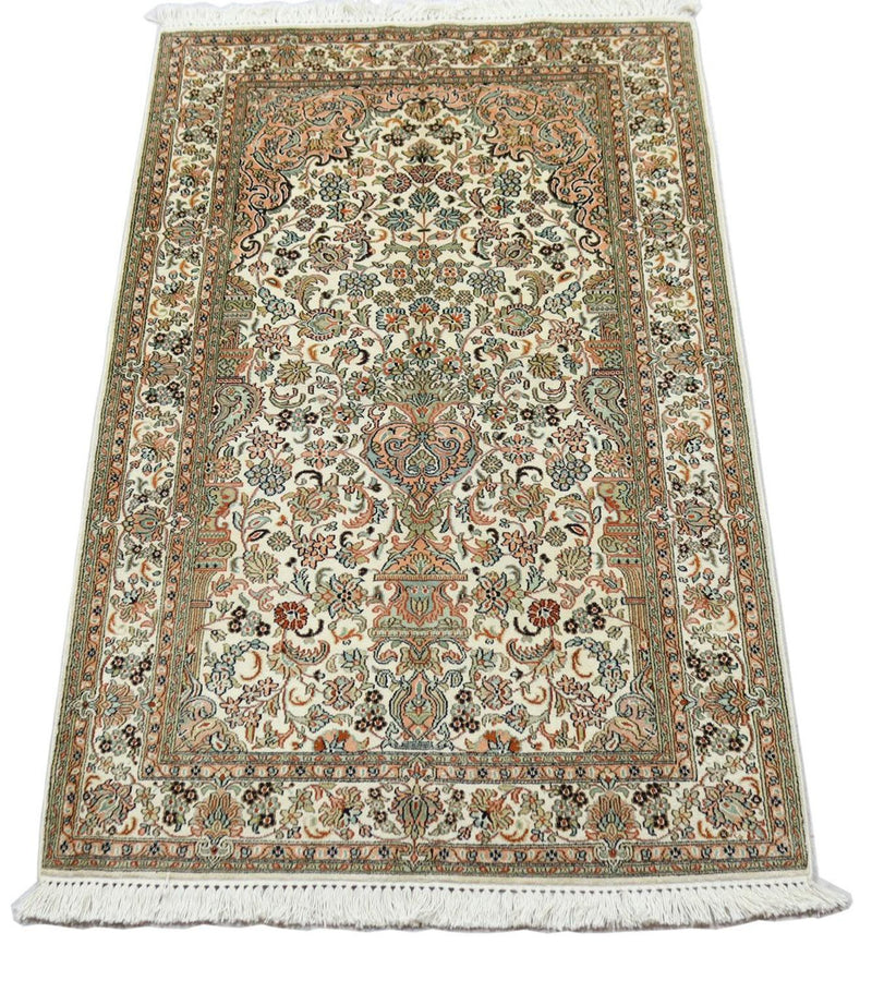Seidenteppich - Kaschmir Seide 158 x 96 cm Teppichbrücke