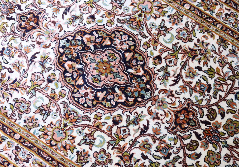 Seidenteppich - Kaschmir Seide 154 x 93 cm Teppichbrücke