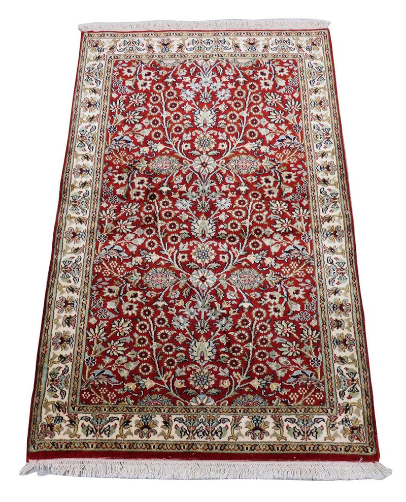 Seidenteppich - Kaschmir Seide 124 x 77 cm Teppichbrücke