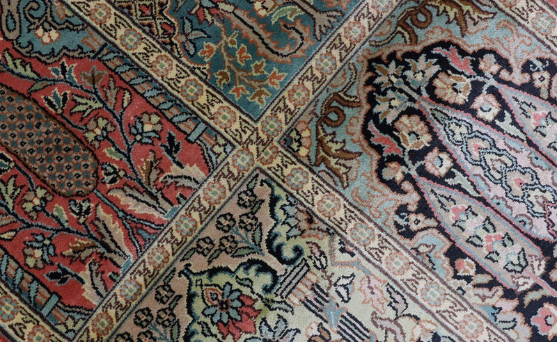 Seidenteppich - Kaschmir Seide 88 x 63 cm Fußmatte