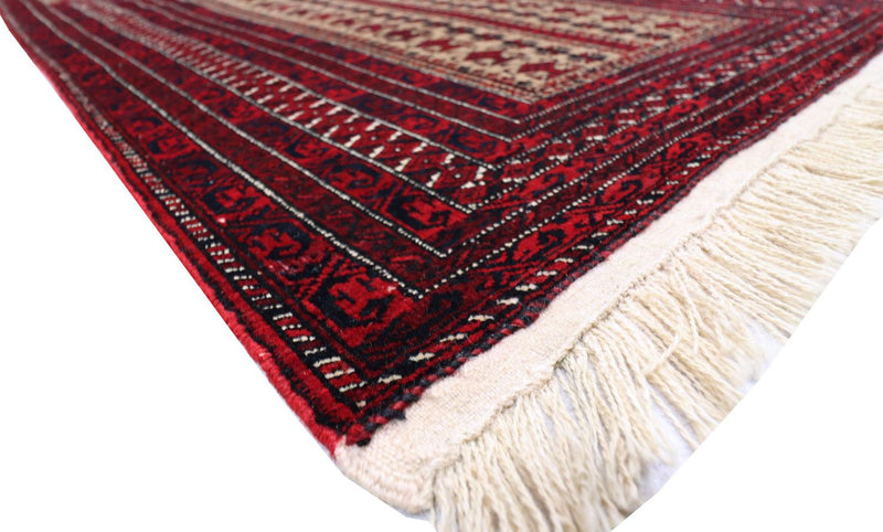 Belutsch Teppich 120 x 80 cm - dunkelrot