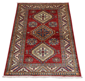 Ziegler Teppich 123 x 88 cm - rot