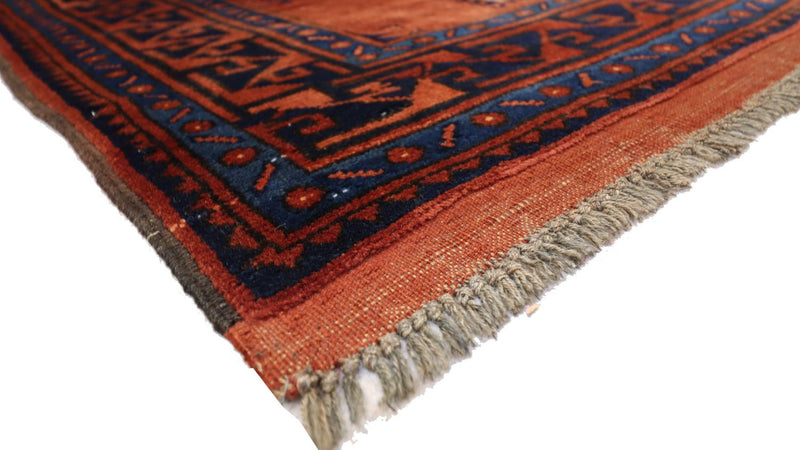 Afghan Teppich 115 x 94 cm - rost