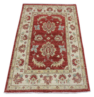 Ziegler Teppich 129 x 84 cm - rot