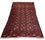 Afghan Teppich 229 x 123 cm - dunkelrot