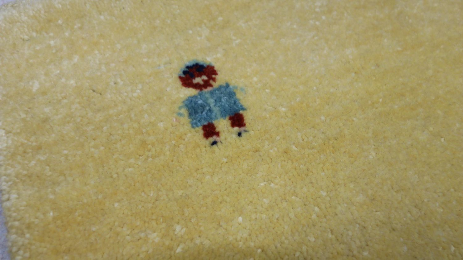 Gabbeh Teppich - Loribaft Perser 190 x 102 cm - olivgrün