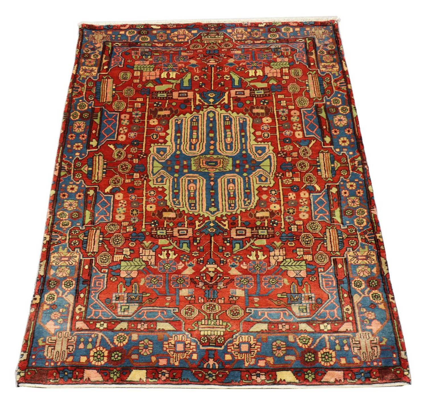 Perserteppich - Nomadic 215 x 154 cm - rot