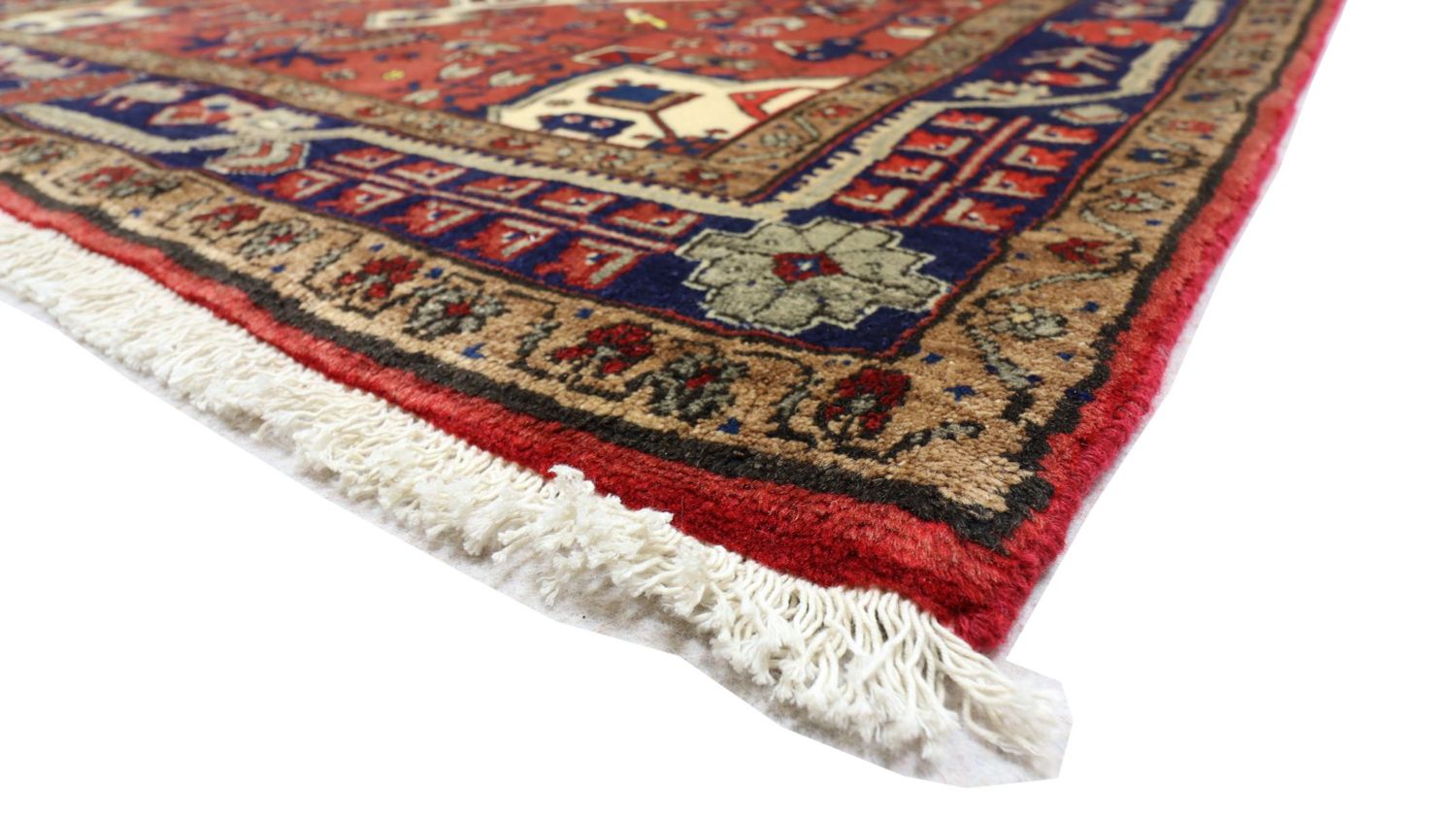 Perserteppich - Nomadic 212 x 151 cm - dunkelrot