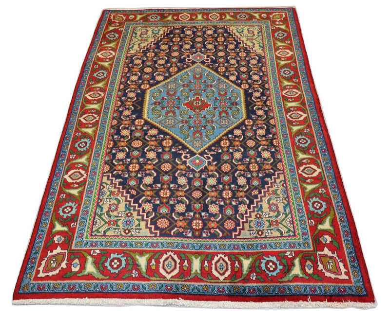 Perserteppich - Nomadic 203 x 137 cm - dunkelblau