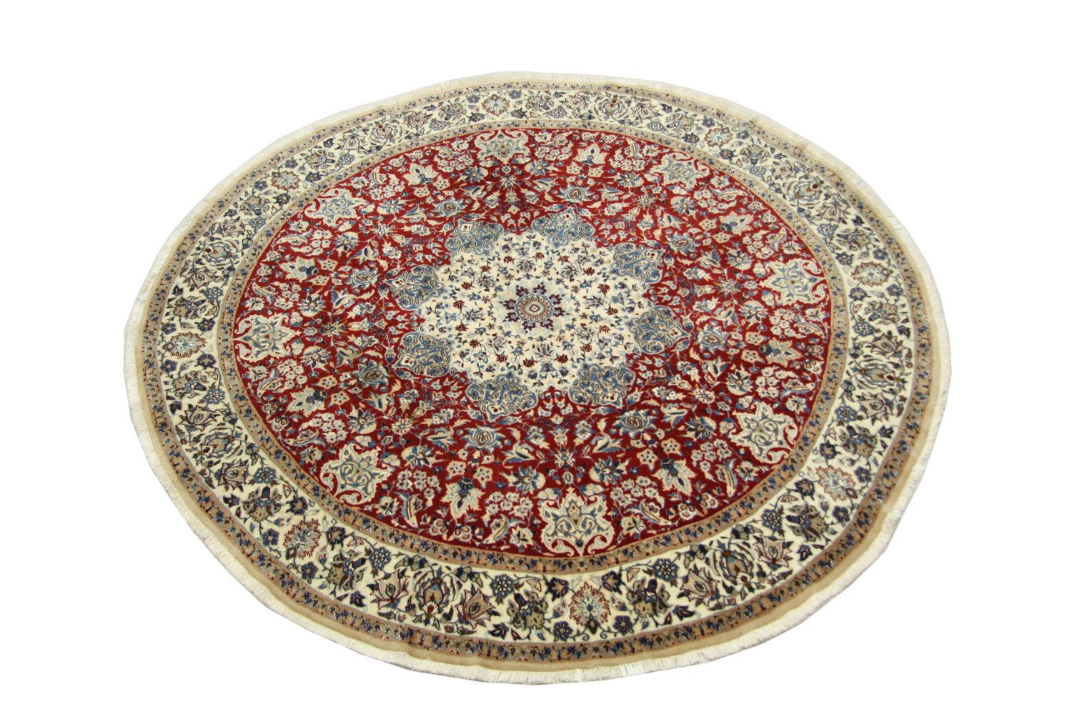 Perserteppich - Nain - Royal 191 x 191 cm Runder Teppich