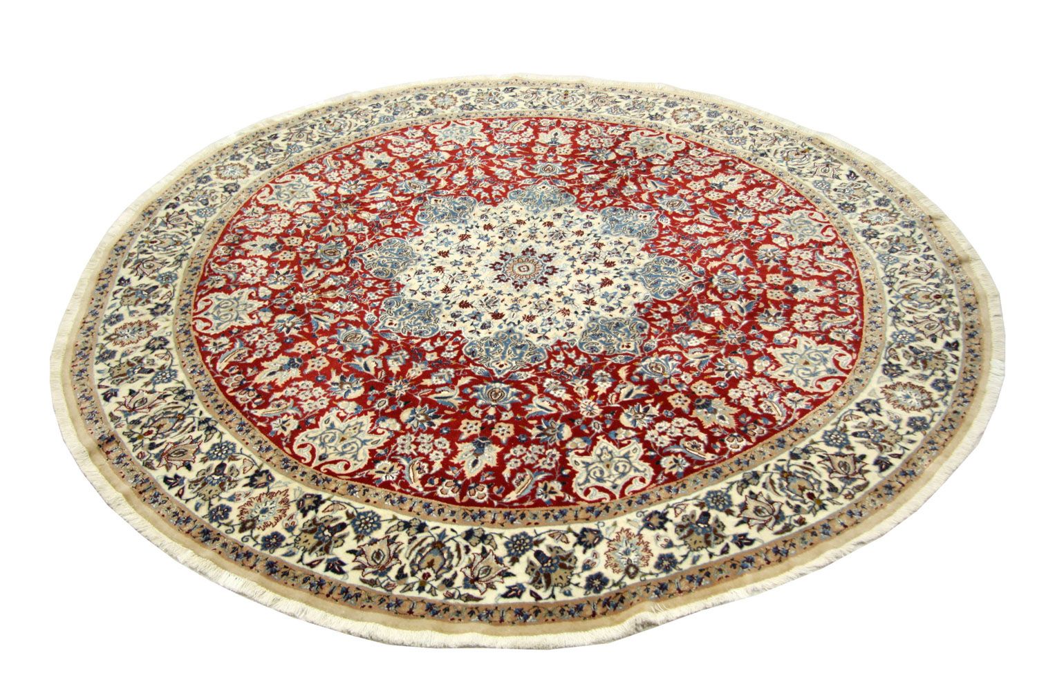 Perserteppich - Nain - Royal 191 x 191 cm Runder Teppich