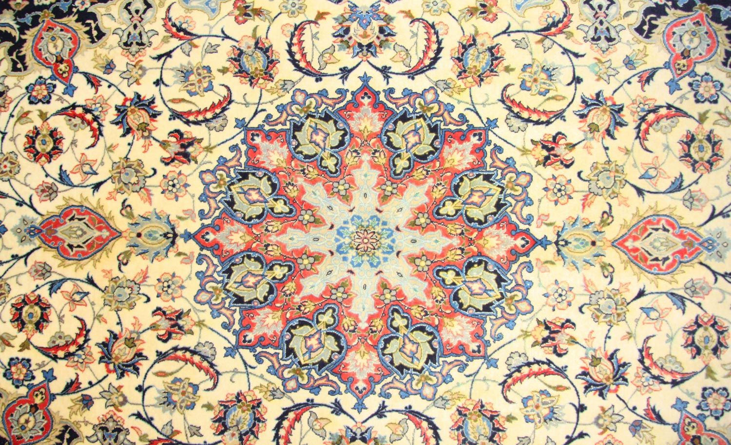 Perserteppich - Isfahan - Premium 243 x 153 cm - beige