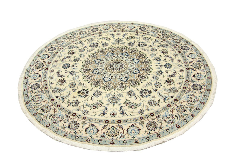 Perserteppich - Nain 250 x 250 cm Runder Teppich