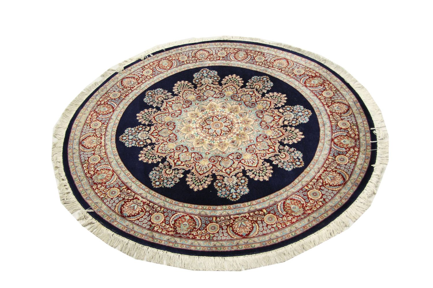 China Teppich 184 x 184 cm - blau