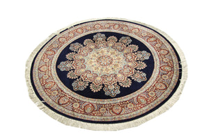 China Teppich 184 x 184 cm - blau