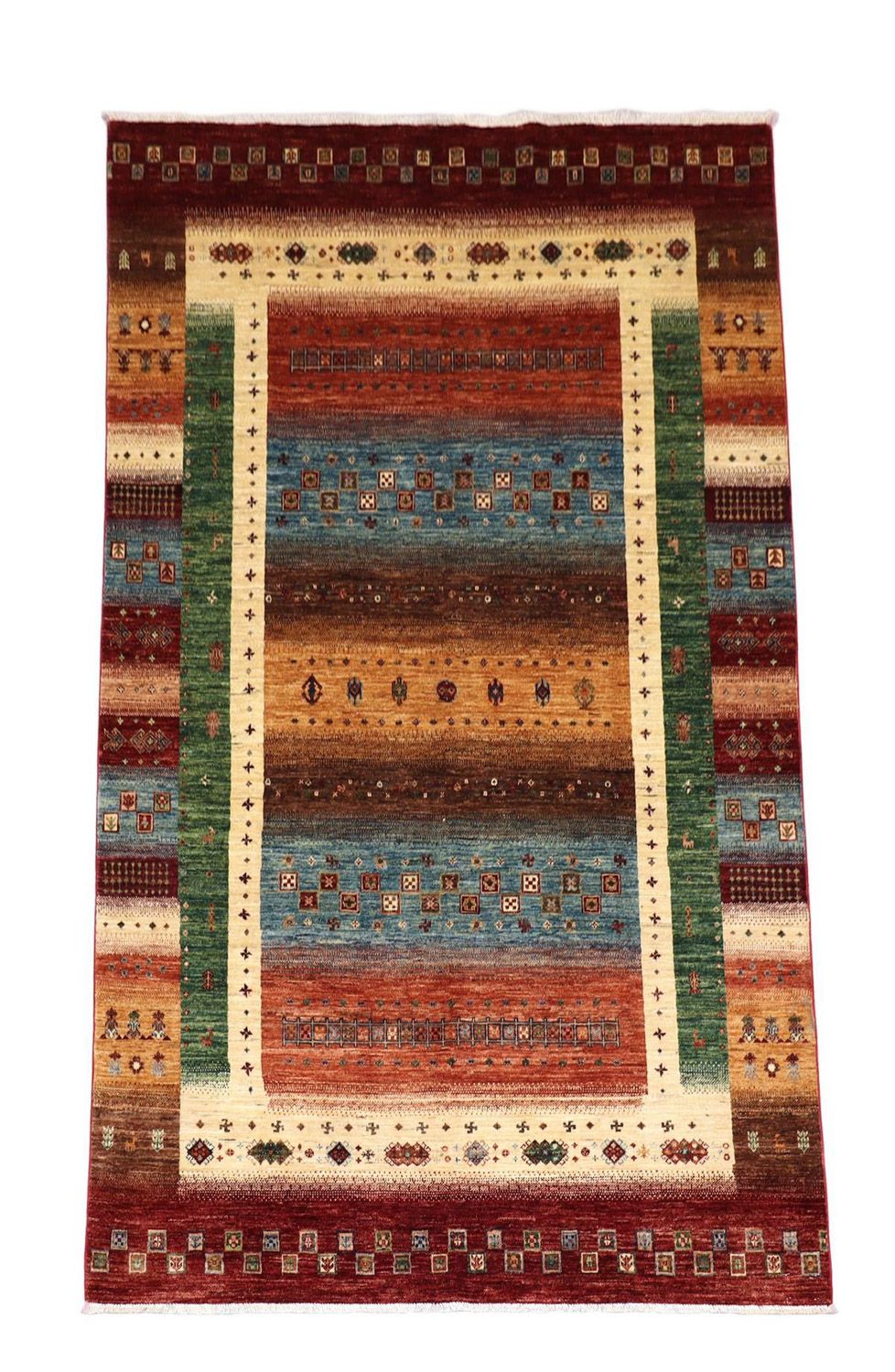 Ziegler Teppich 278 x 172 cm - dunkelrot