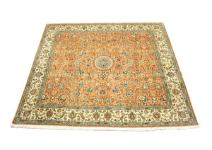Seidenteppich - Kaschmir Seide 211 x 216 cm Teppich Quadratisch
