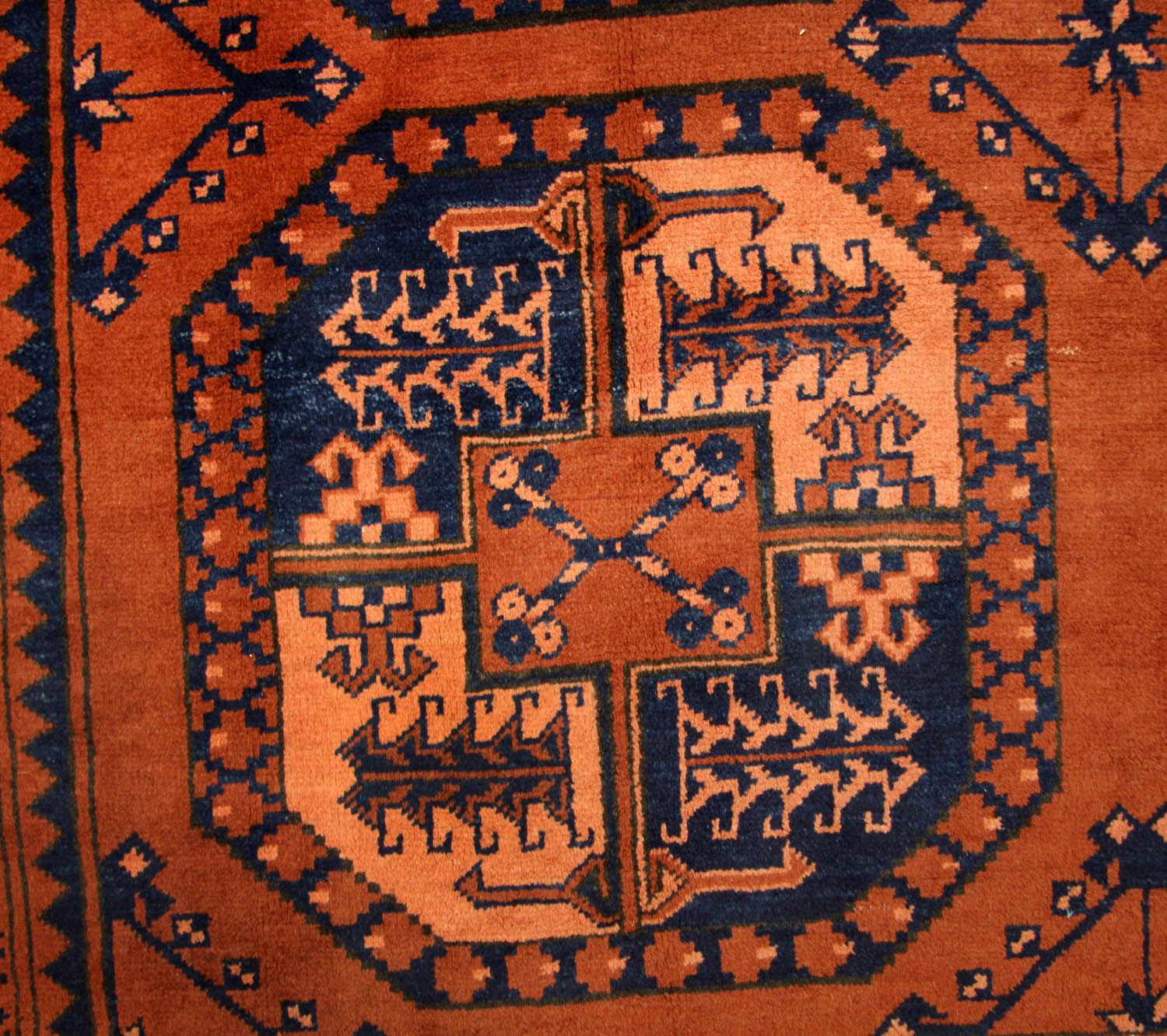 Afghan Teppich 290 x 208 cm - orange