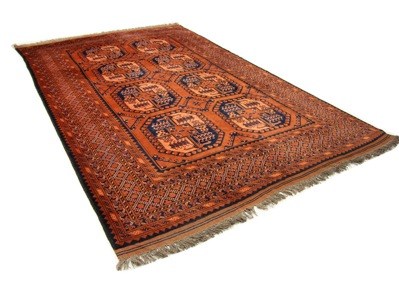 Afghan Teppich 290 x 208 cm - orange