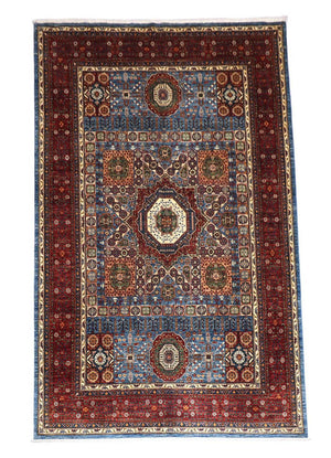 Ziegler Teppich 313 x 206 cm - petrolblau