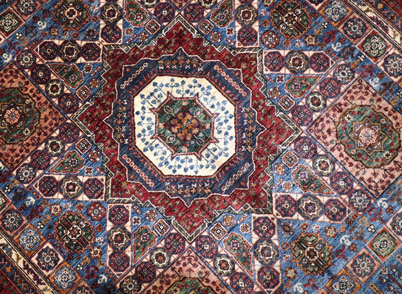 Ziegler Teppich 313 x 206 cm - petrolblau