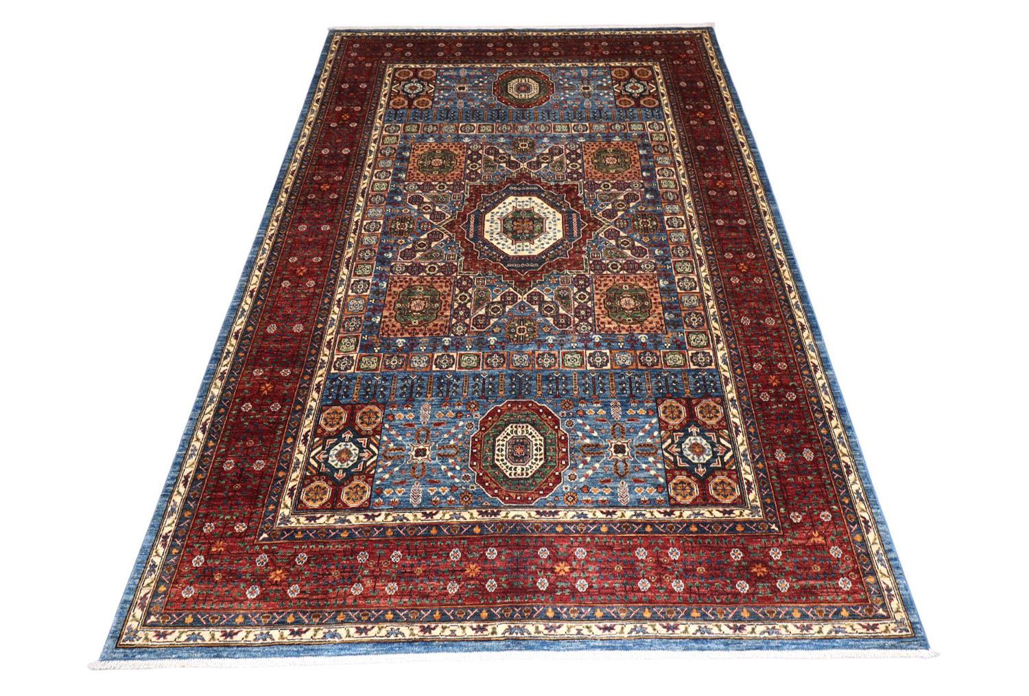 Ziegler Teppich 313 x 206 cm - petrolblau