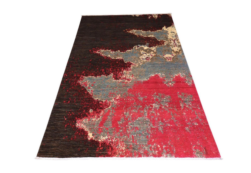 Ziegler Teppich 300 x 196 cm - dunkelrot