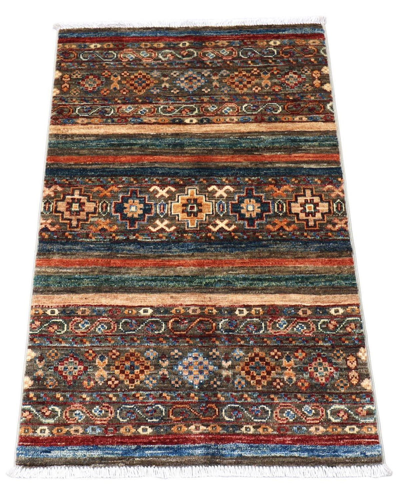 Ziegler Teppich 99 x 60 cm - mehrfarbig