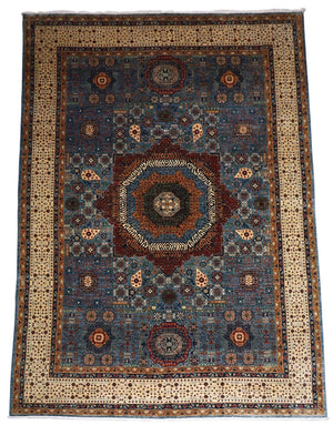 Ziegler Teppich 423 x 309 cm - dunkelblau