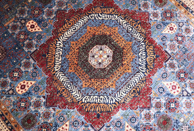 Ziegler Teppich 423 x 309 cm - dunkelblau