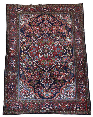 Perserteppich - Nomadic 205 x 142 cm - dunkelblau