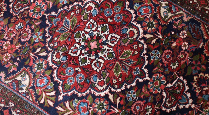 Perserteppich - Nomadic 205 x 142 cm - dunkelblau
