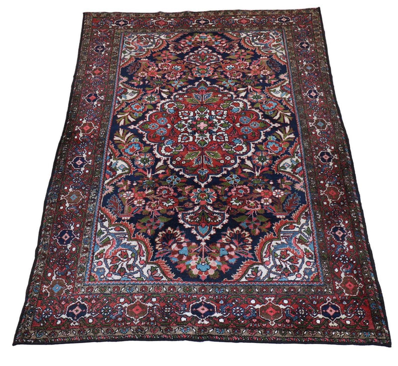 Perserteppich - Nomadic 205 x 142 cm - dunkelblau
