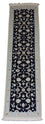 Perserteppich - Nain 300 x 84 cm - dunkelblau