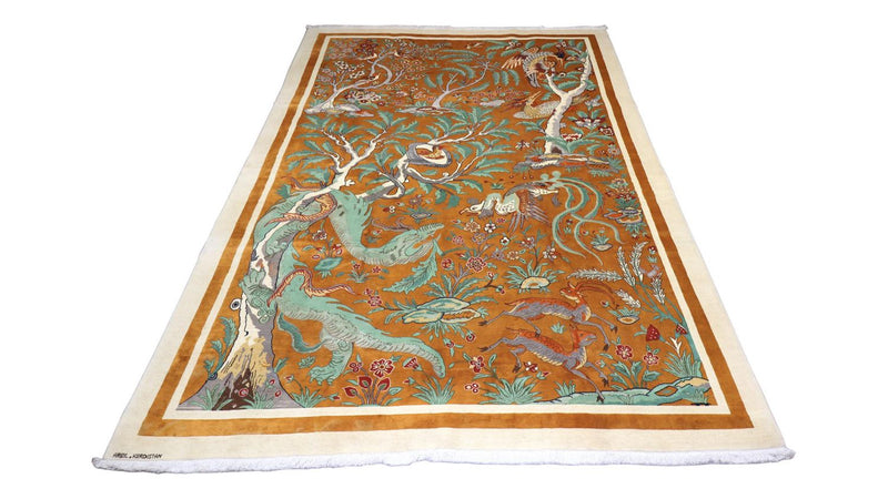 Perserteppich - Nomadic 388 x 275 cm - braun