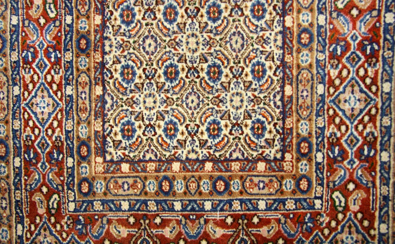 Perserteppich - Keshan 299 x 78 cm - blau