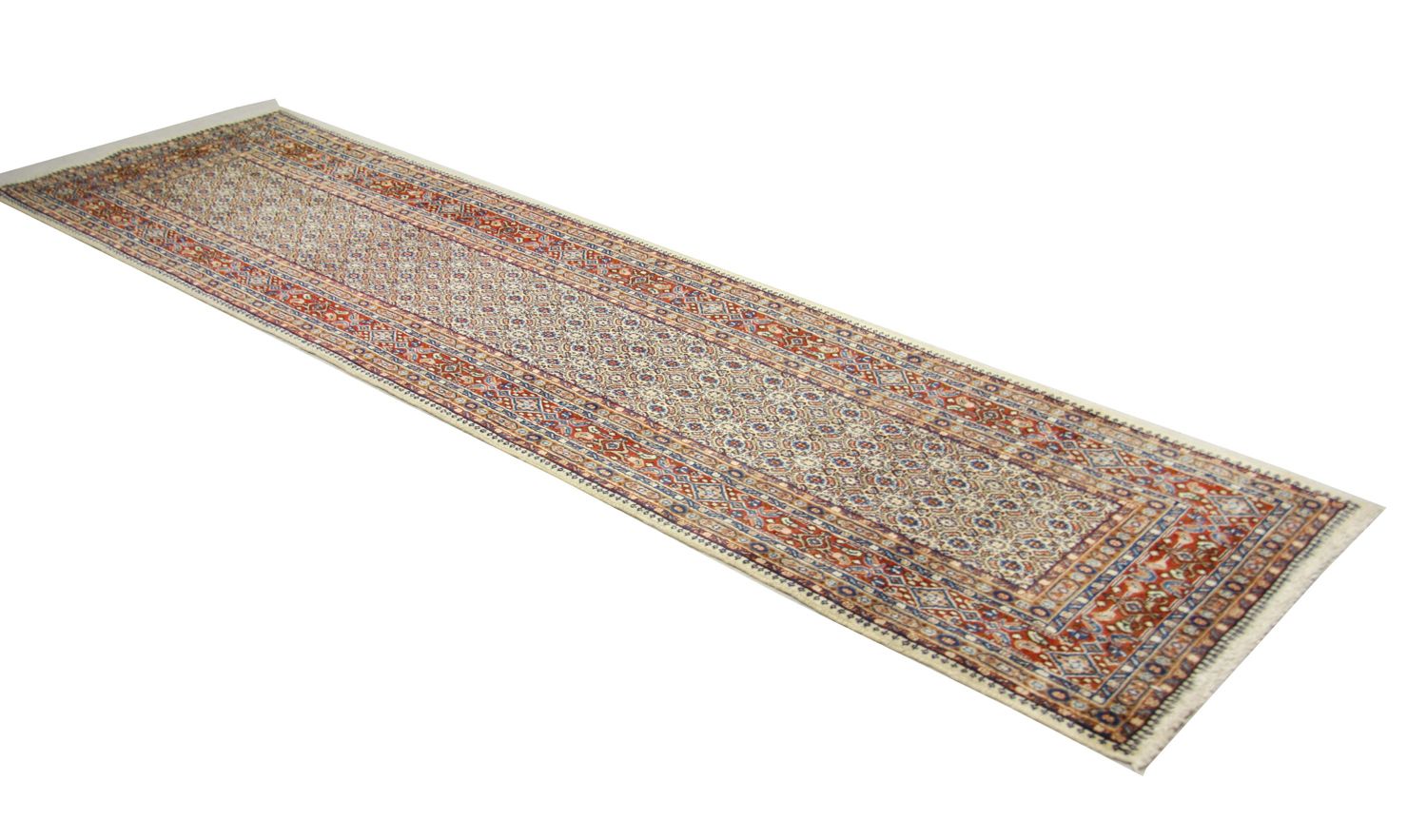 Perserteppich - Keshan 299 x 78 cm - blau