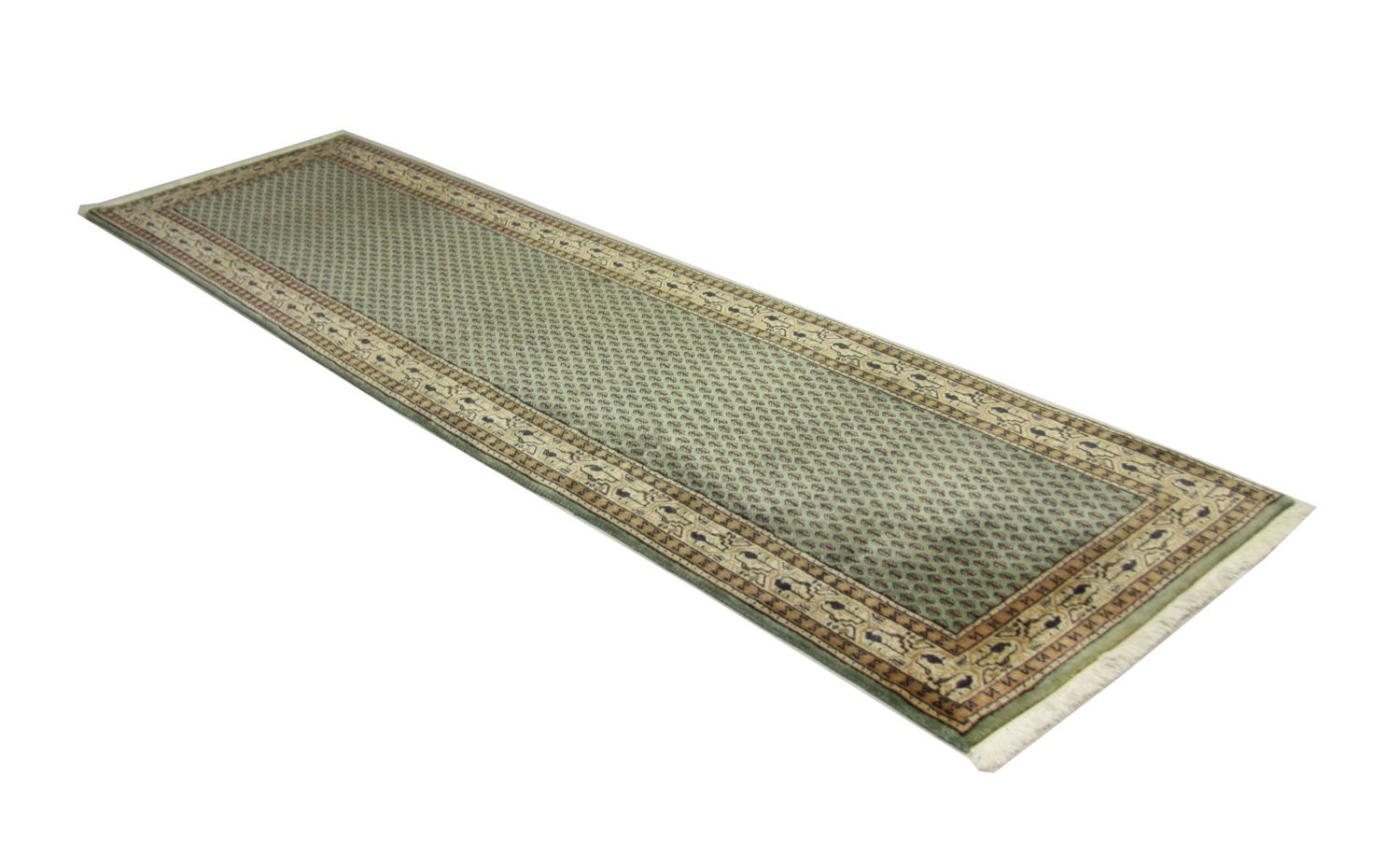 Orientteppich - Mir - Indus 284 x 77 cm - grün
