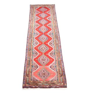 Perserteppich - Nomadic 295 x 76 cm - rot