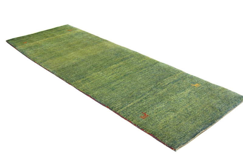 Gabbeh Teppich - Perser 233 x 84 cm - grün